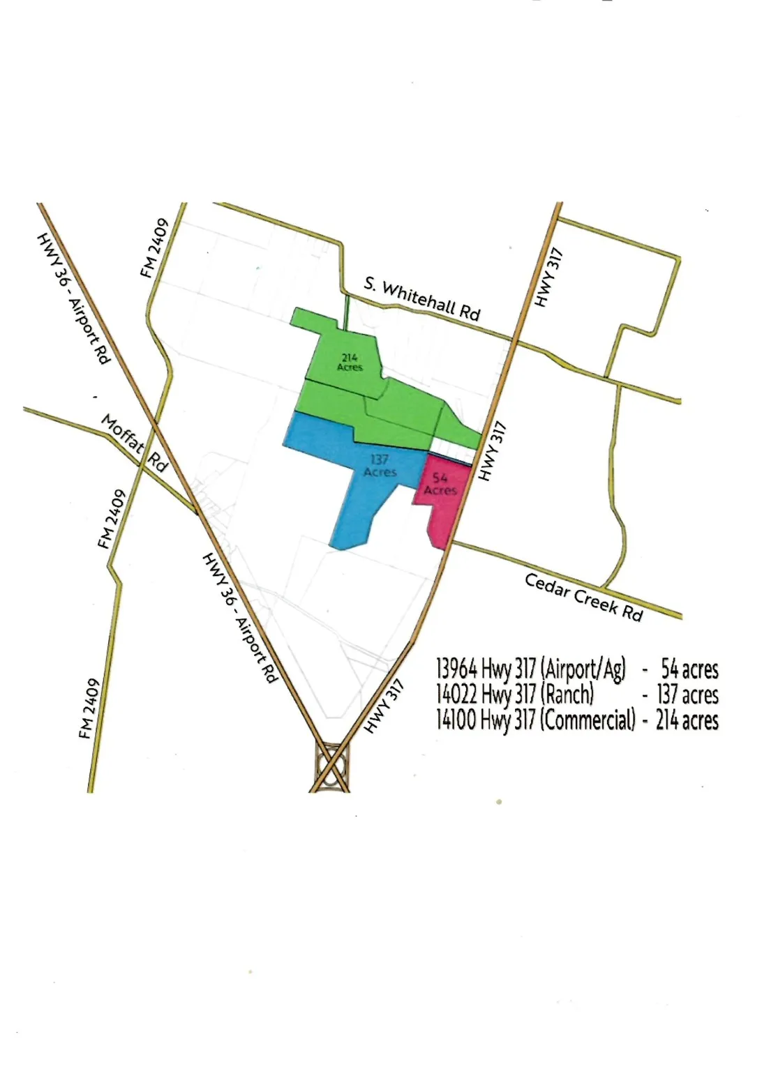 Map / location of property area