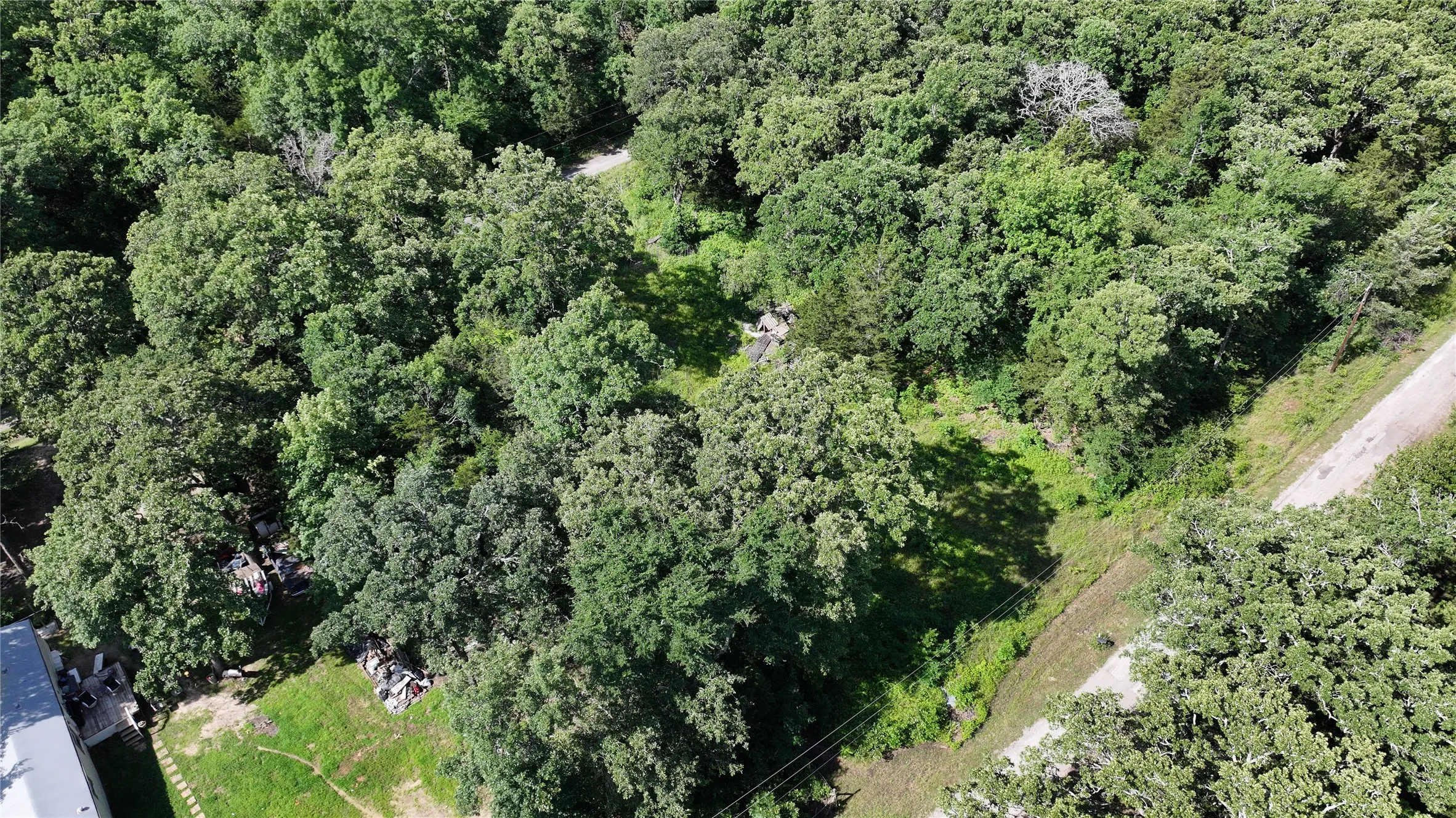 Aerial overview of property's location