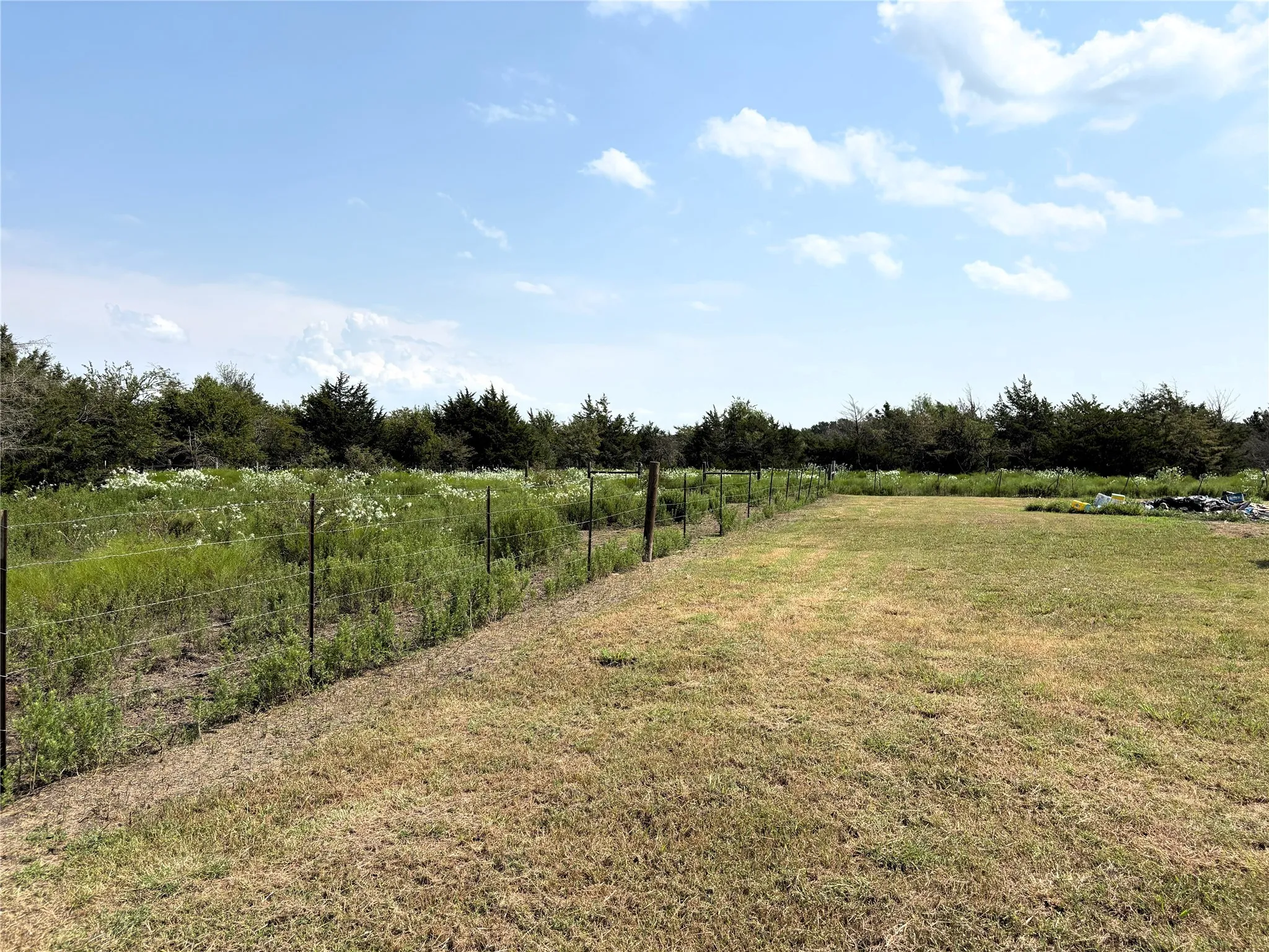 View of yard featuring a view of countryside