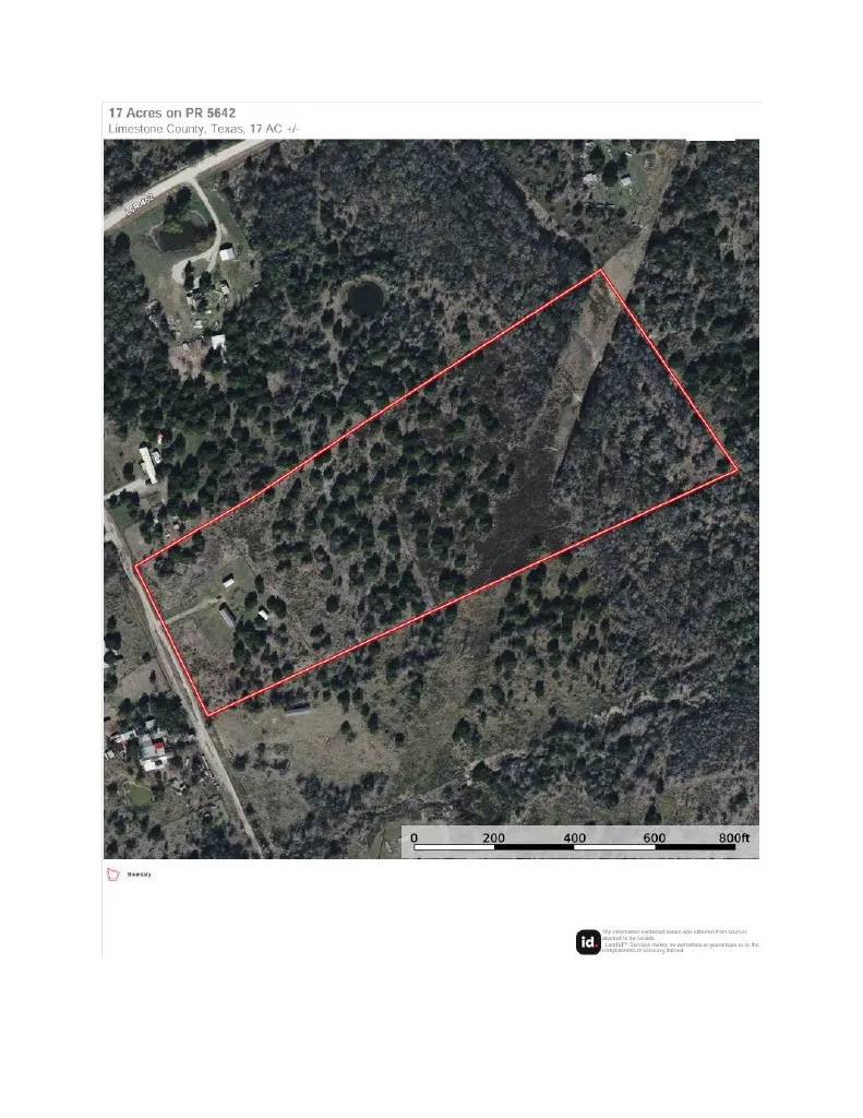 Aerial overview of property's location featuring property parcel outlined
