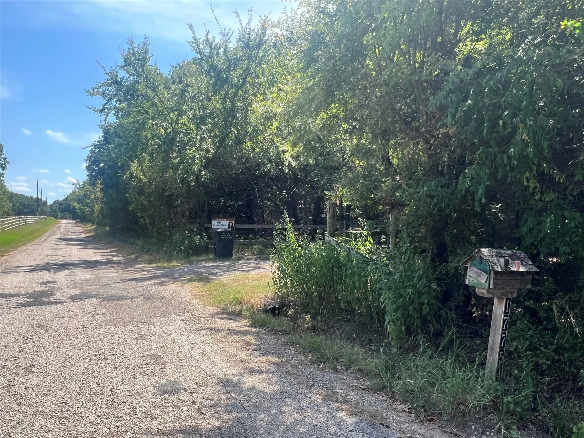 View of asphalt road