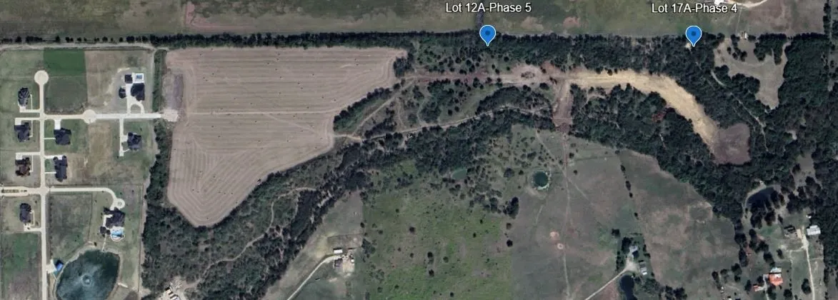 Aerial view of Greystone Estates Phases 3, 4, & 5