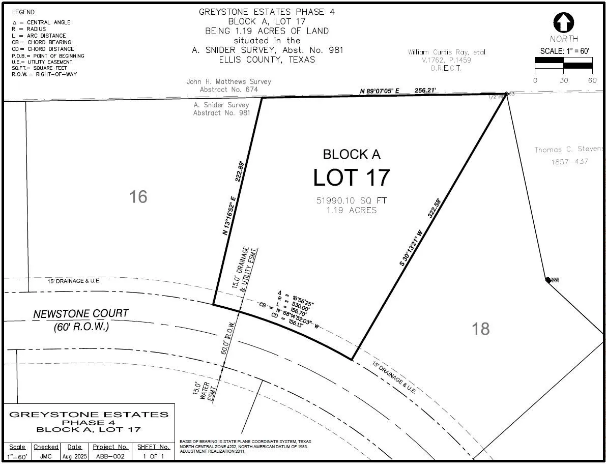 Survey map / technical document