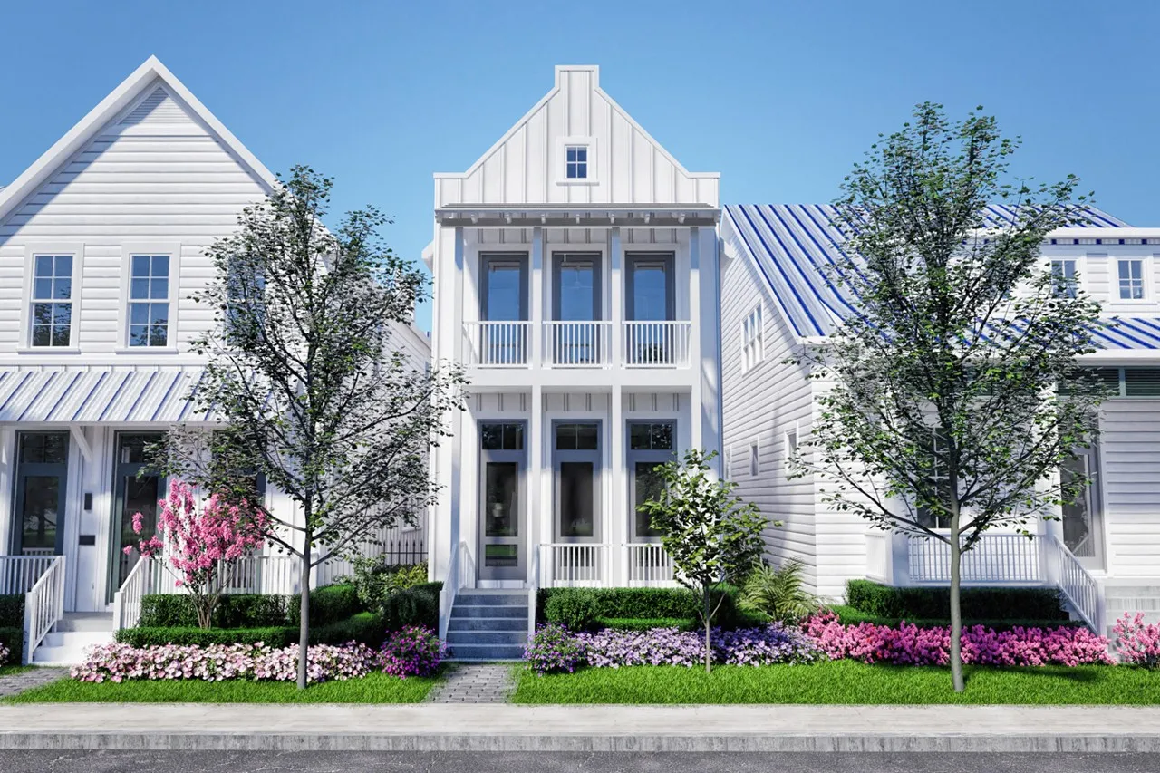 View of front of house featuring covered porch, a standing seam roof, and a metal roof
