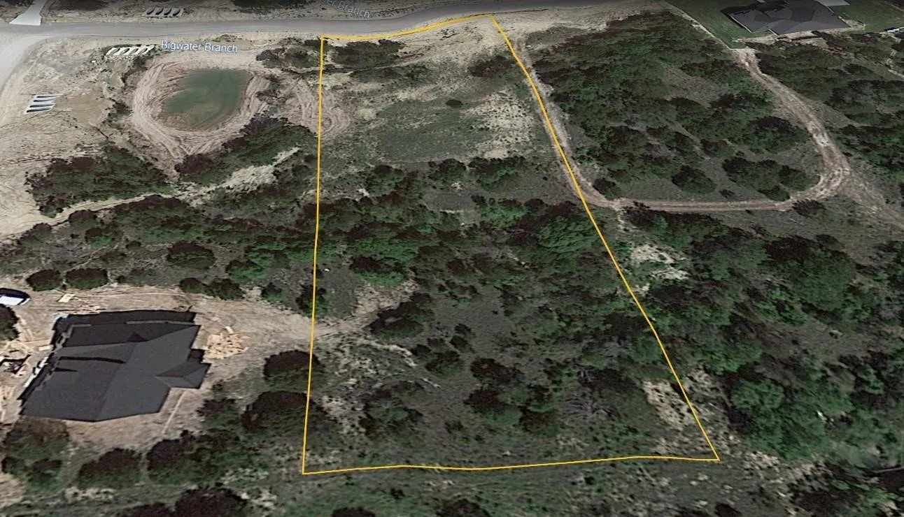Map / location with property parcel outlined
