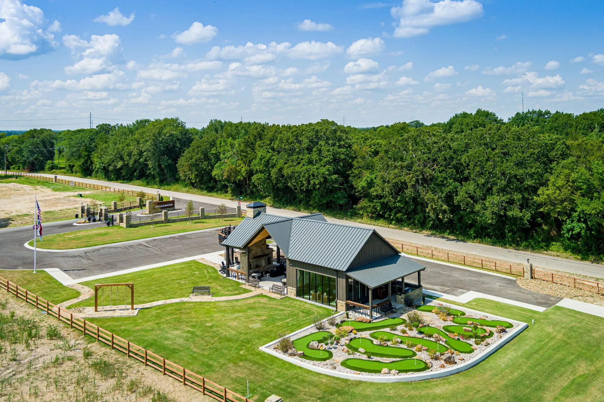 Bird's eye view of Community Center