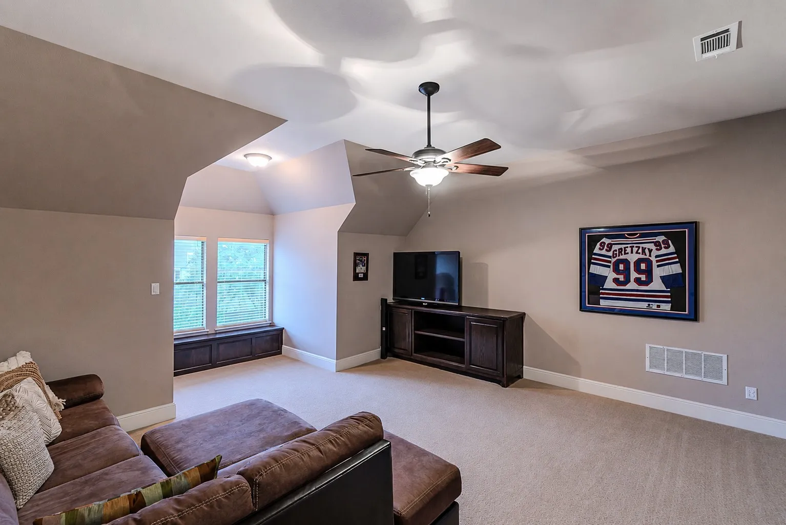 Upstairs game room or bonus room-add a pool table or make it a movie room! There is so much space here!