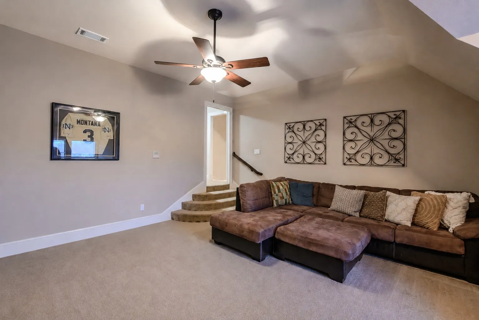 Upstairs game room or bonus room-add a pool table or make it a movie room! There is so much space here!