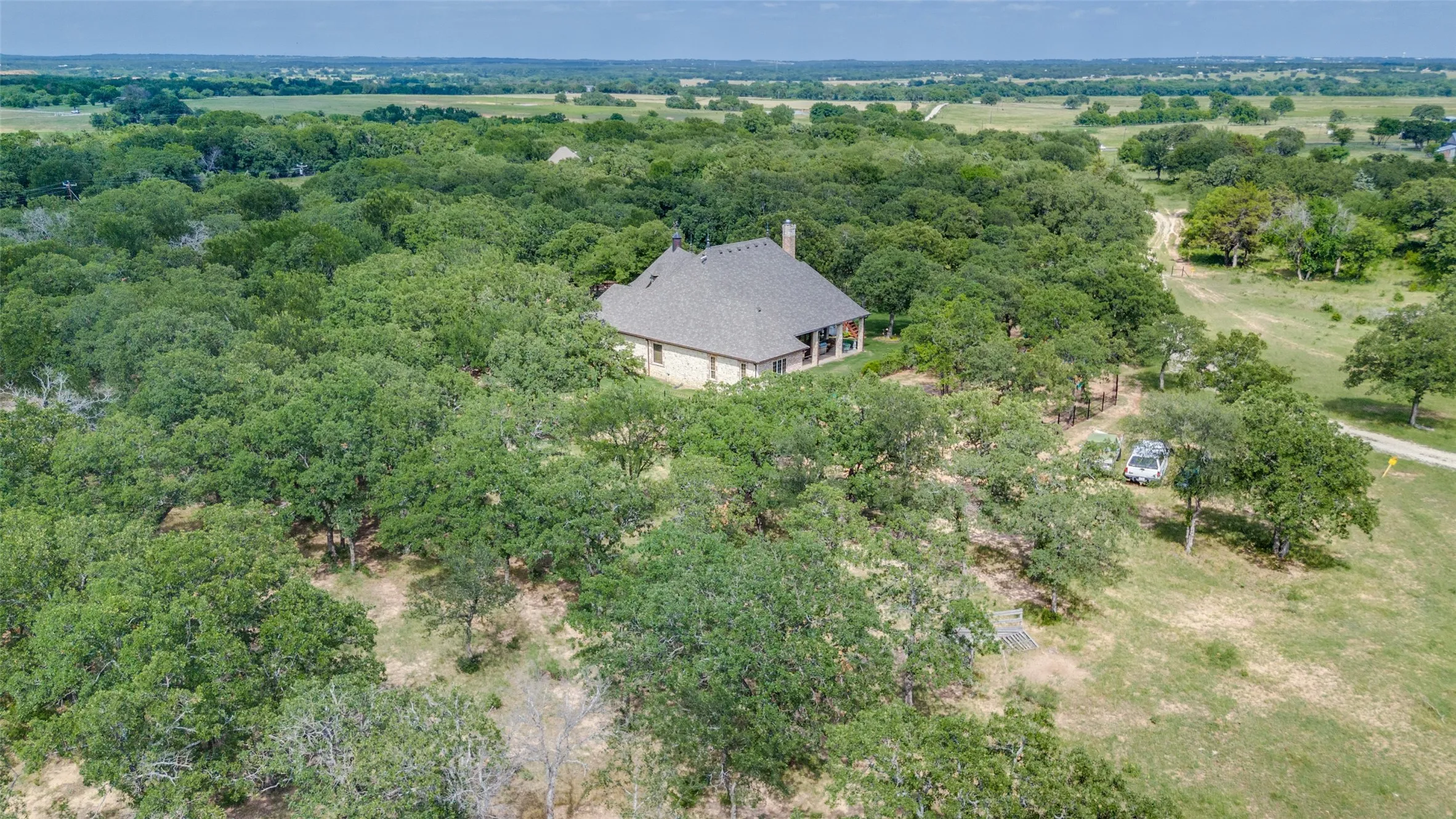Aerial view of property and surrounding area