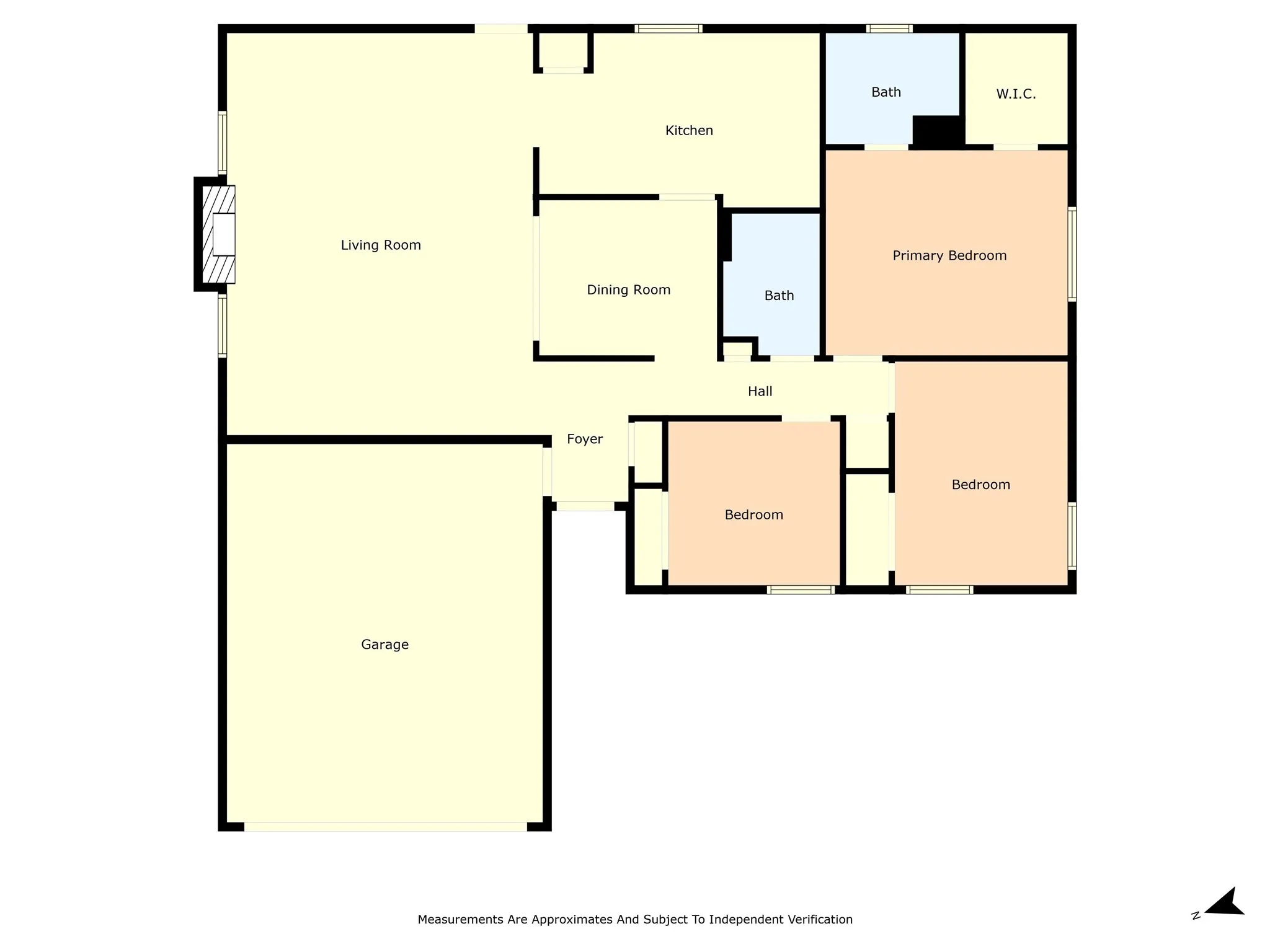 View of room layout