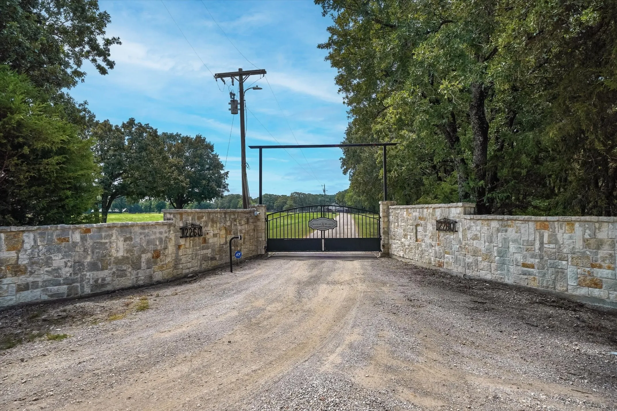 View of gate