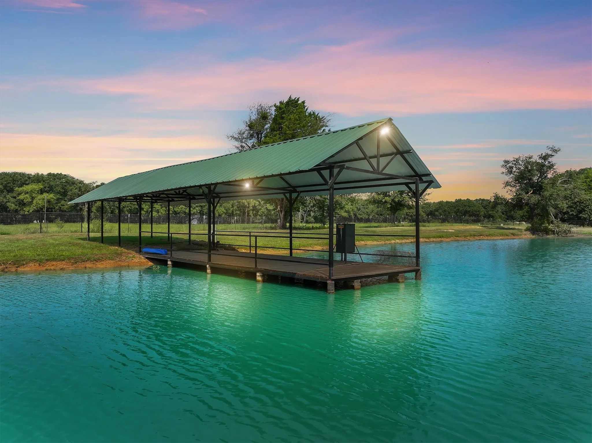 Dock featuring a water view