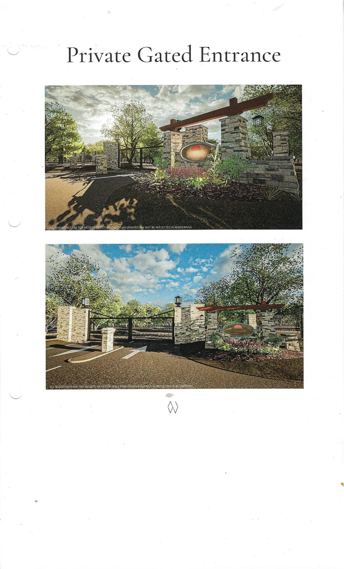 View of a document with a collage of images