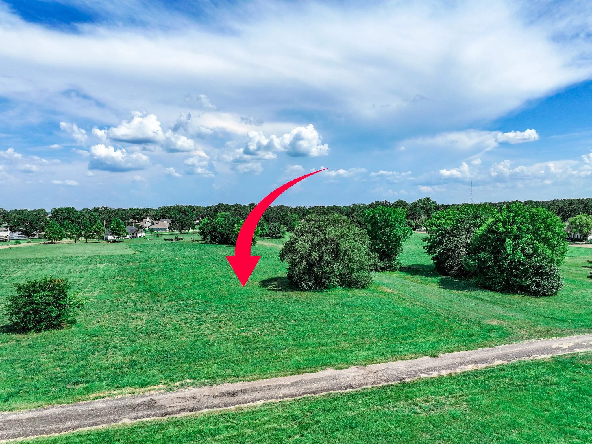 View of green lawn