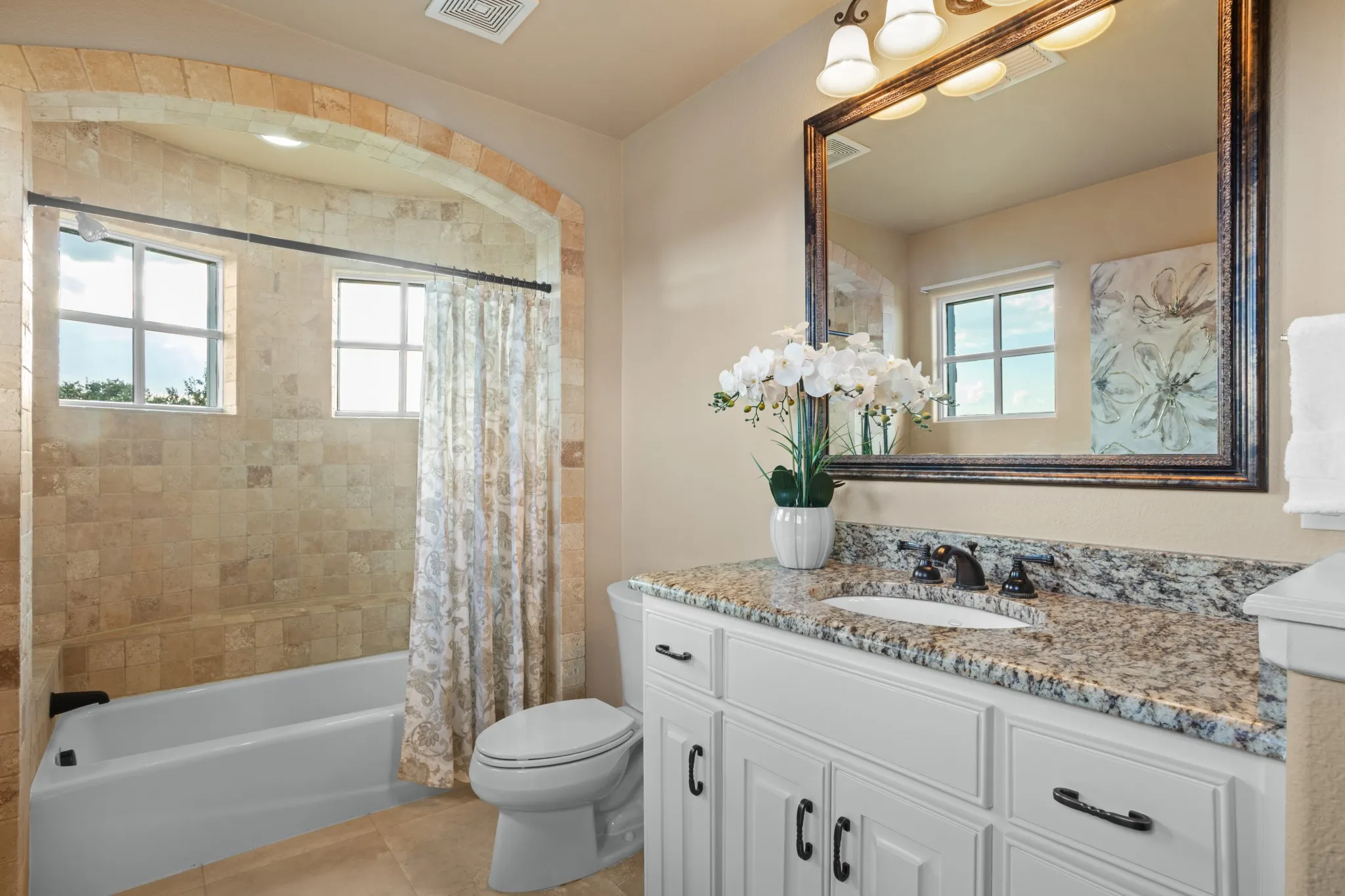 One of 7 secondary bathrooms