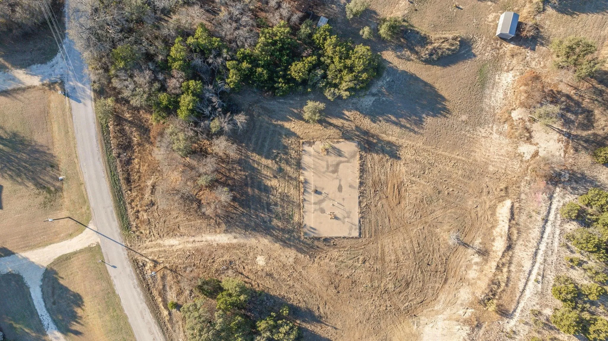 Aerial view of property and surrounding area