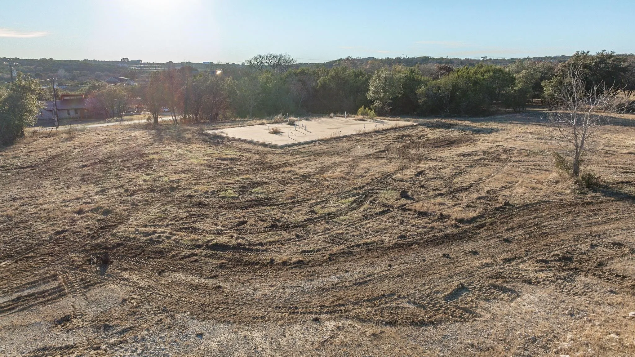 View of storm shelter with a view of rural / pastoral area