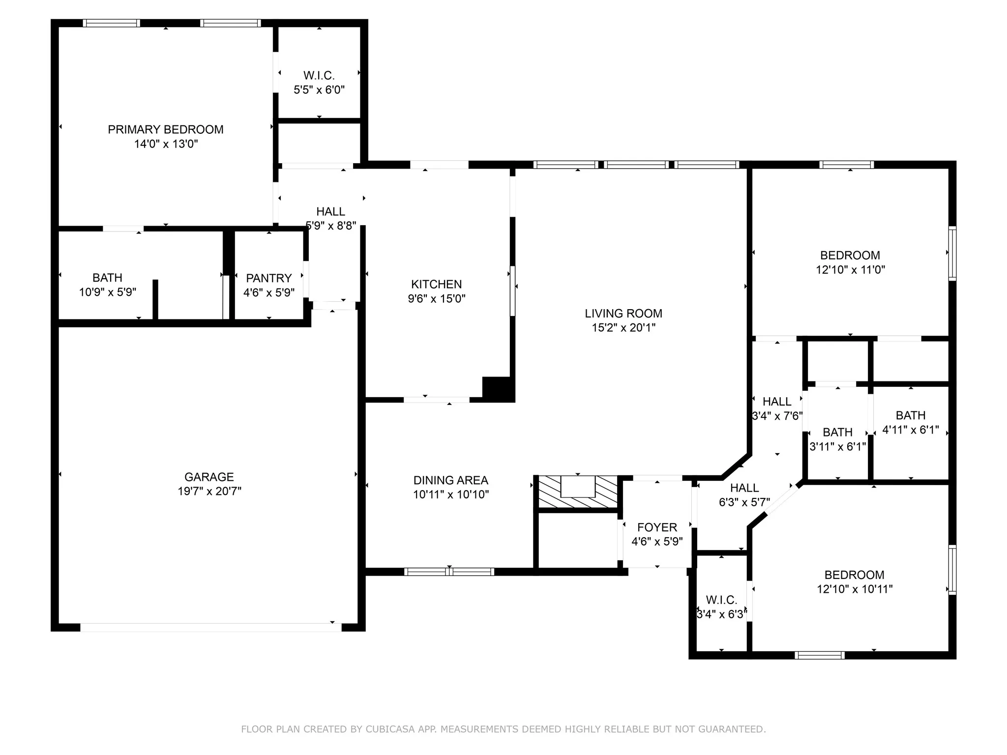 View of room layout