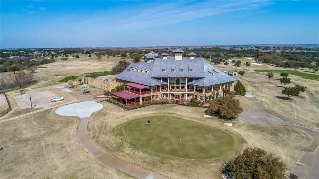 Drone / aerial view of a golf club