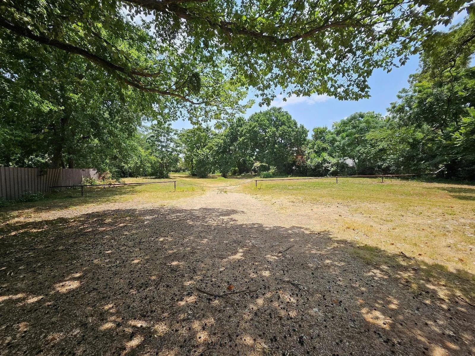 View of yard with a view of countryside