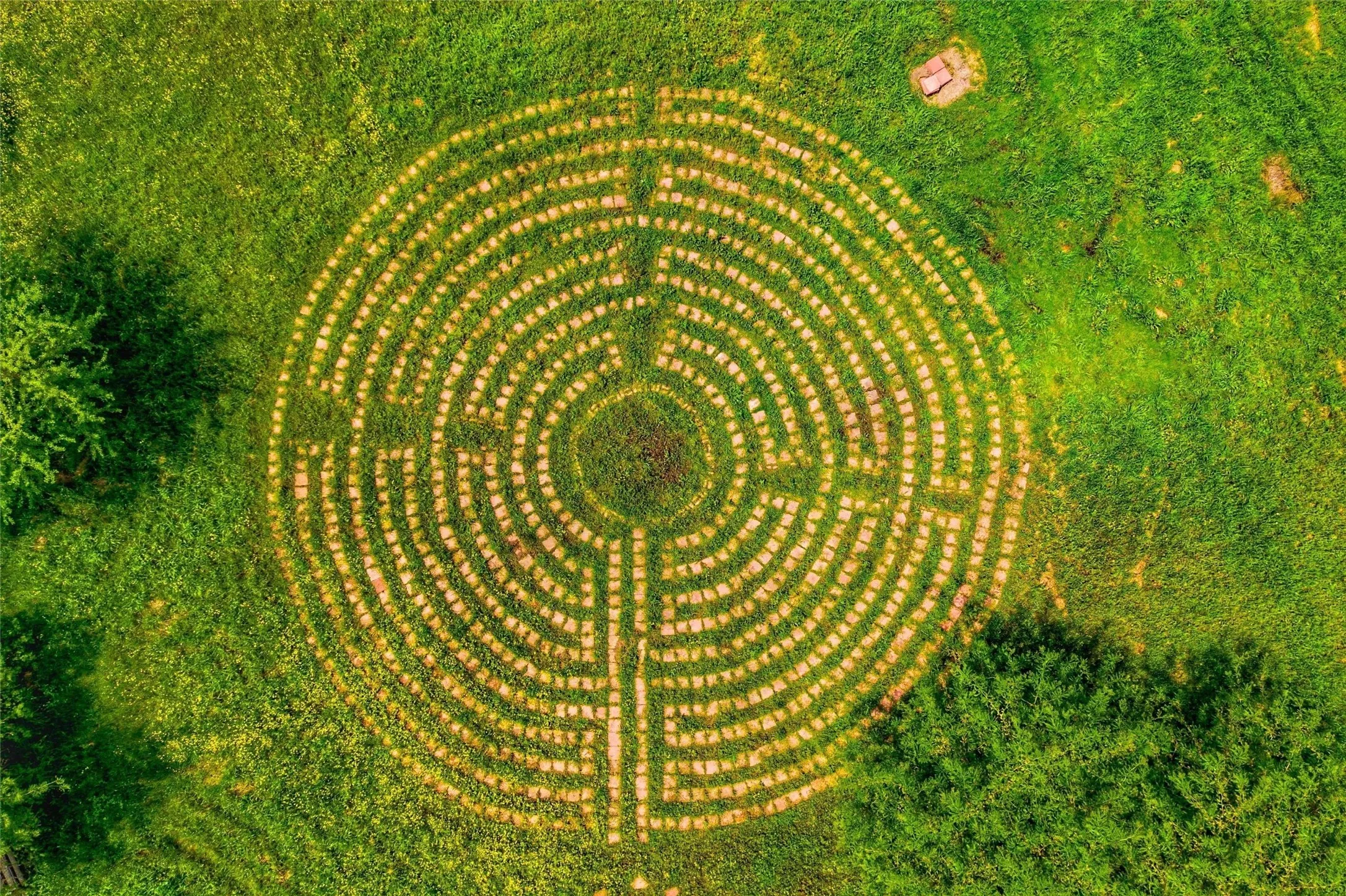 Labyrinth for meditation and prayer
