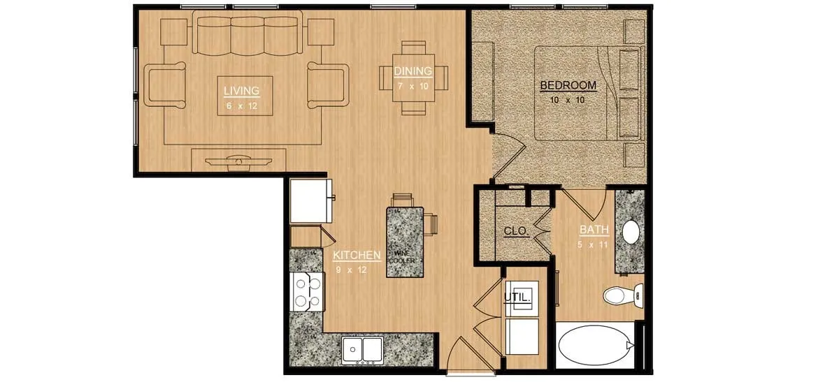 View of home floor plan