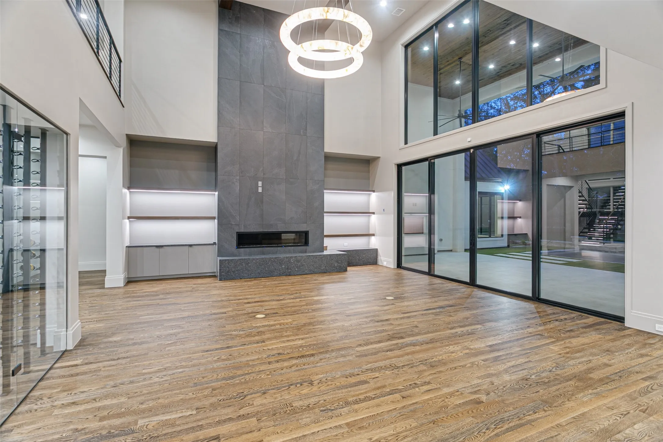 Two story living area