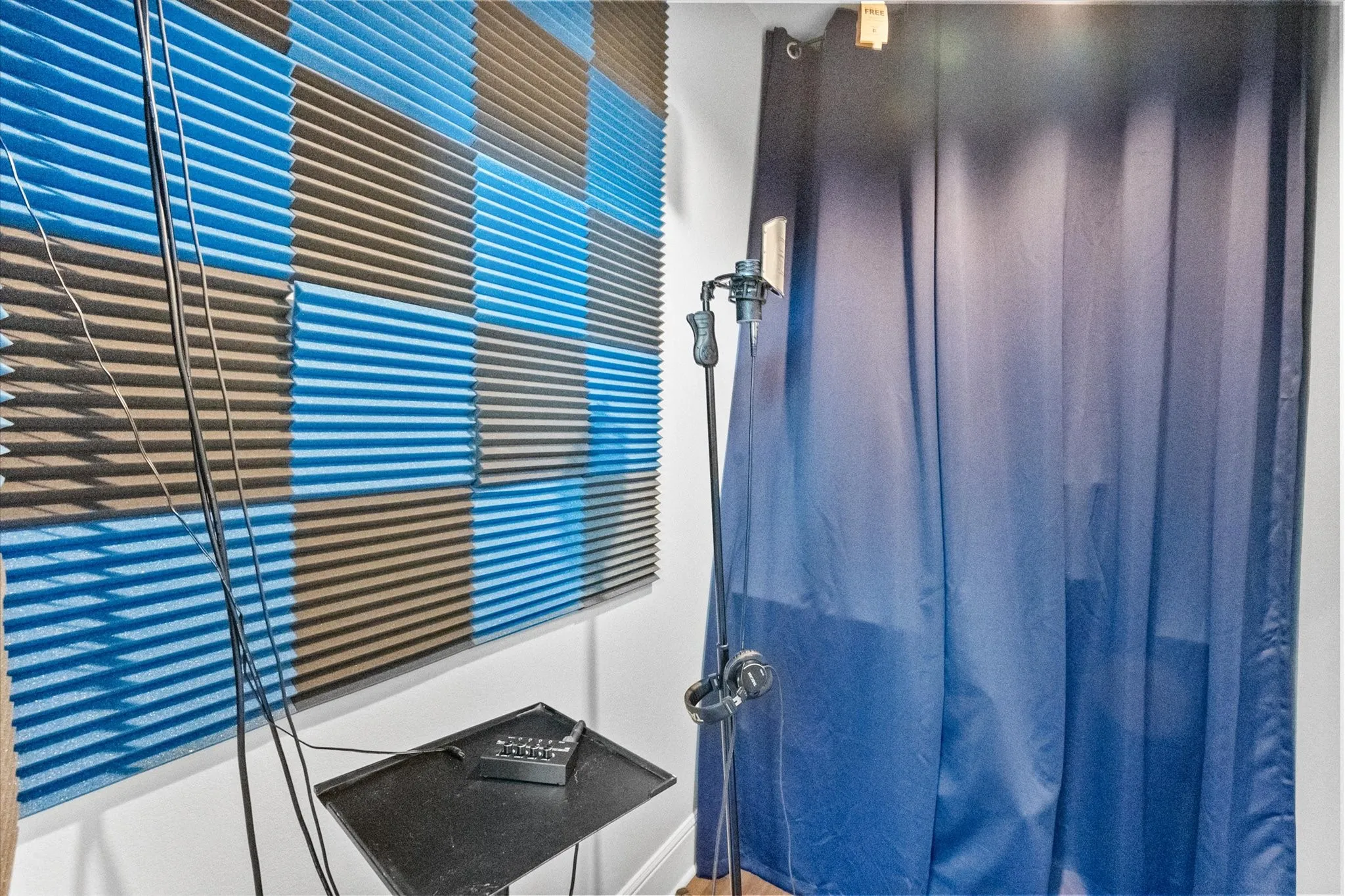 Recording space in garage