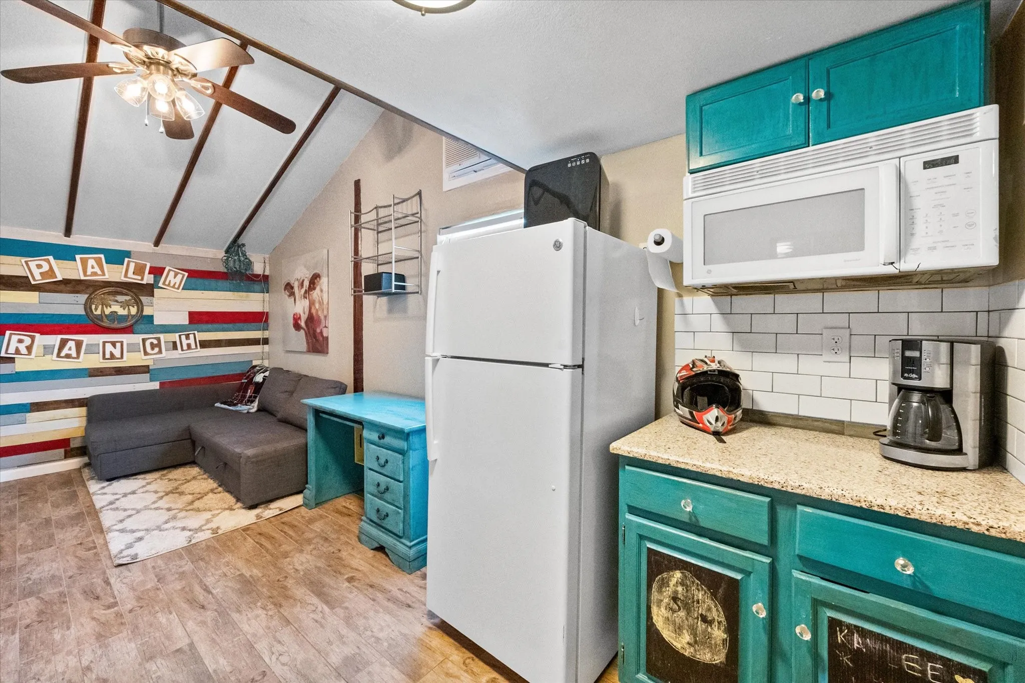 Apartment living quarters in the barn.