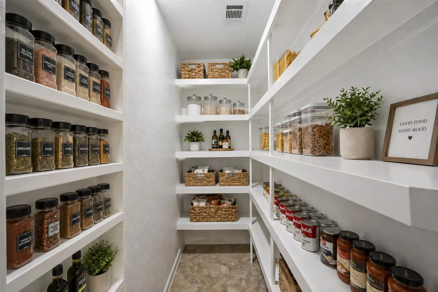 Huge walk in pantry