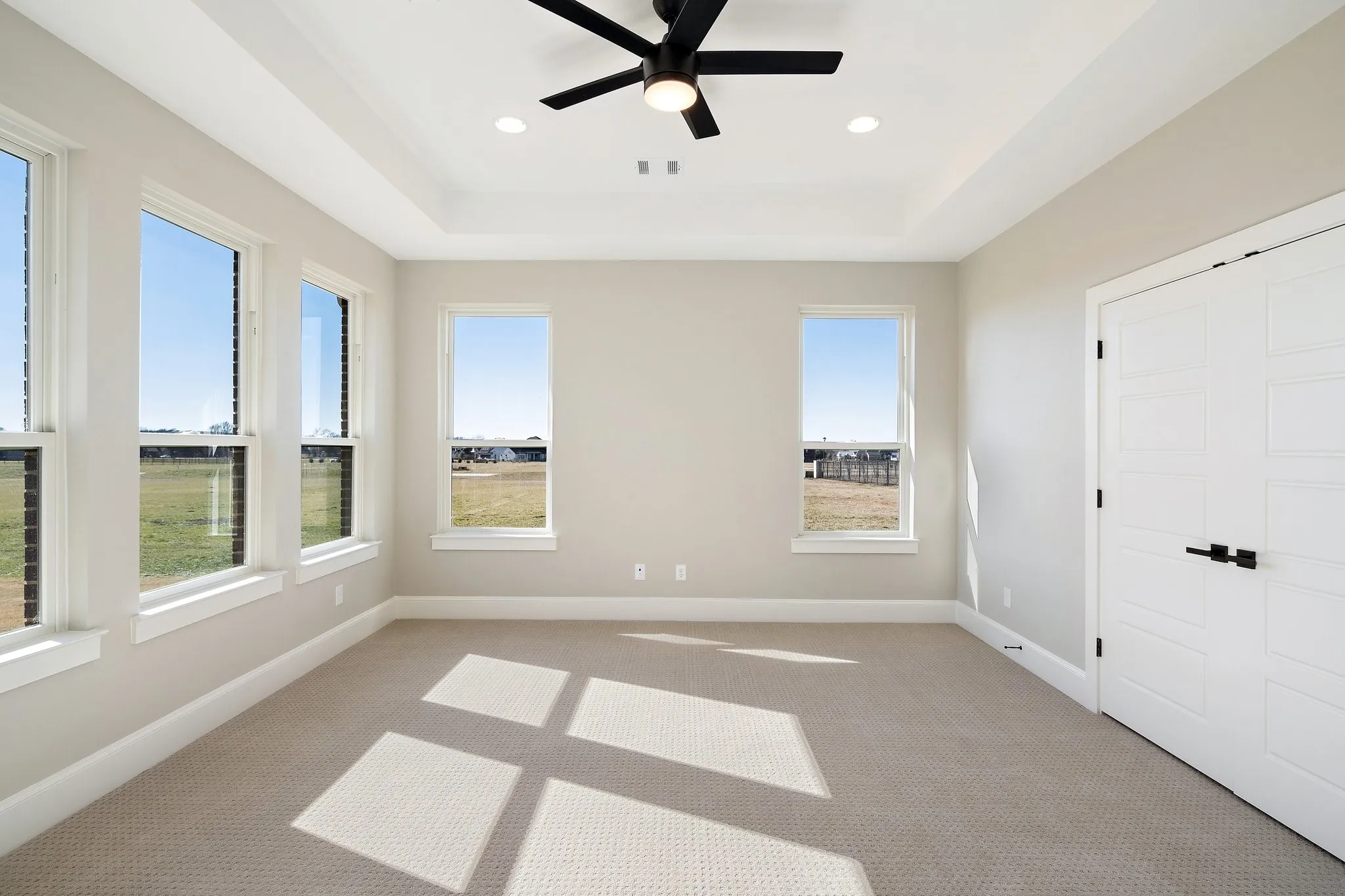Plenty of windows for natural light