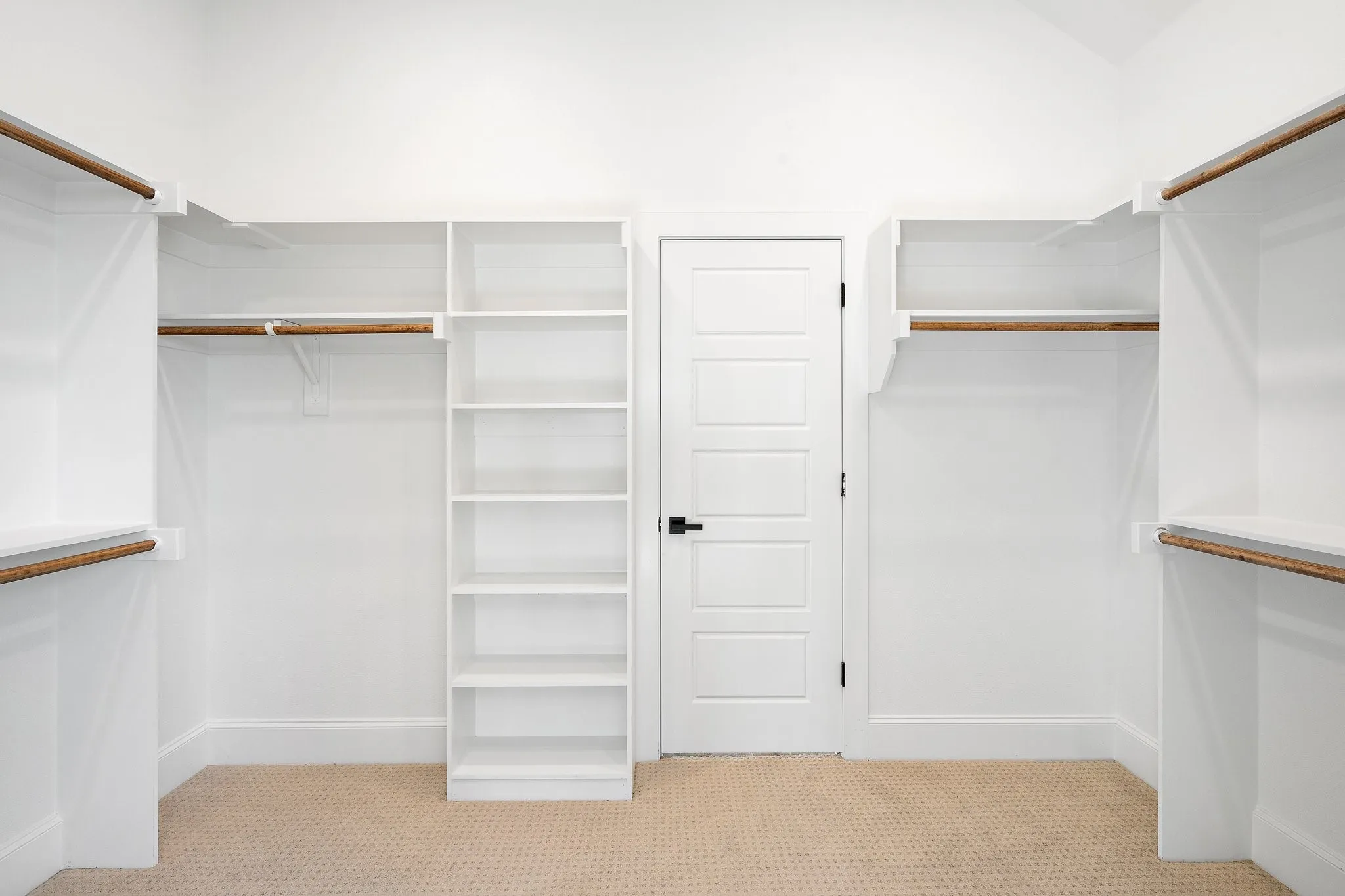 Primary closet with plenty of space