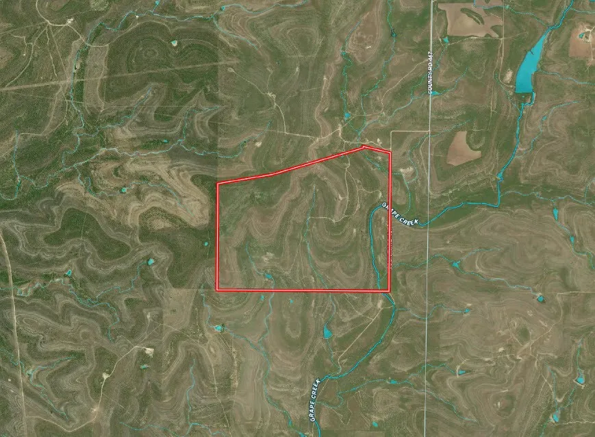 Map / location featuring property parcel outlined