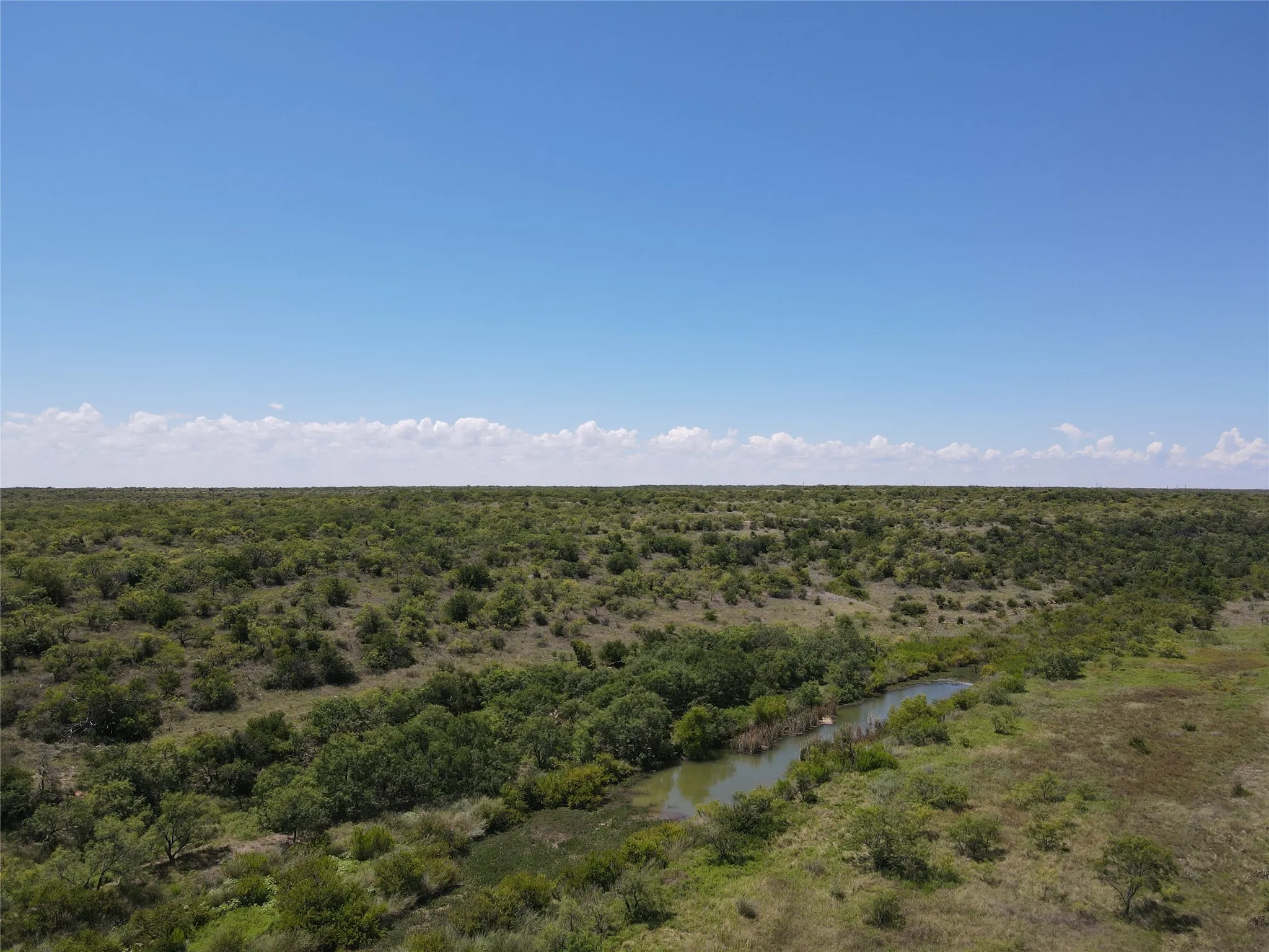 Bird's eye view of a large body of water