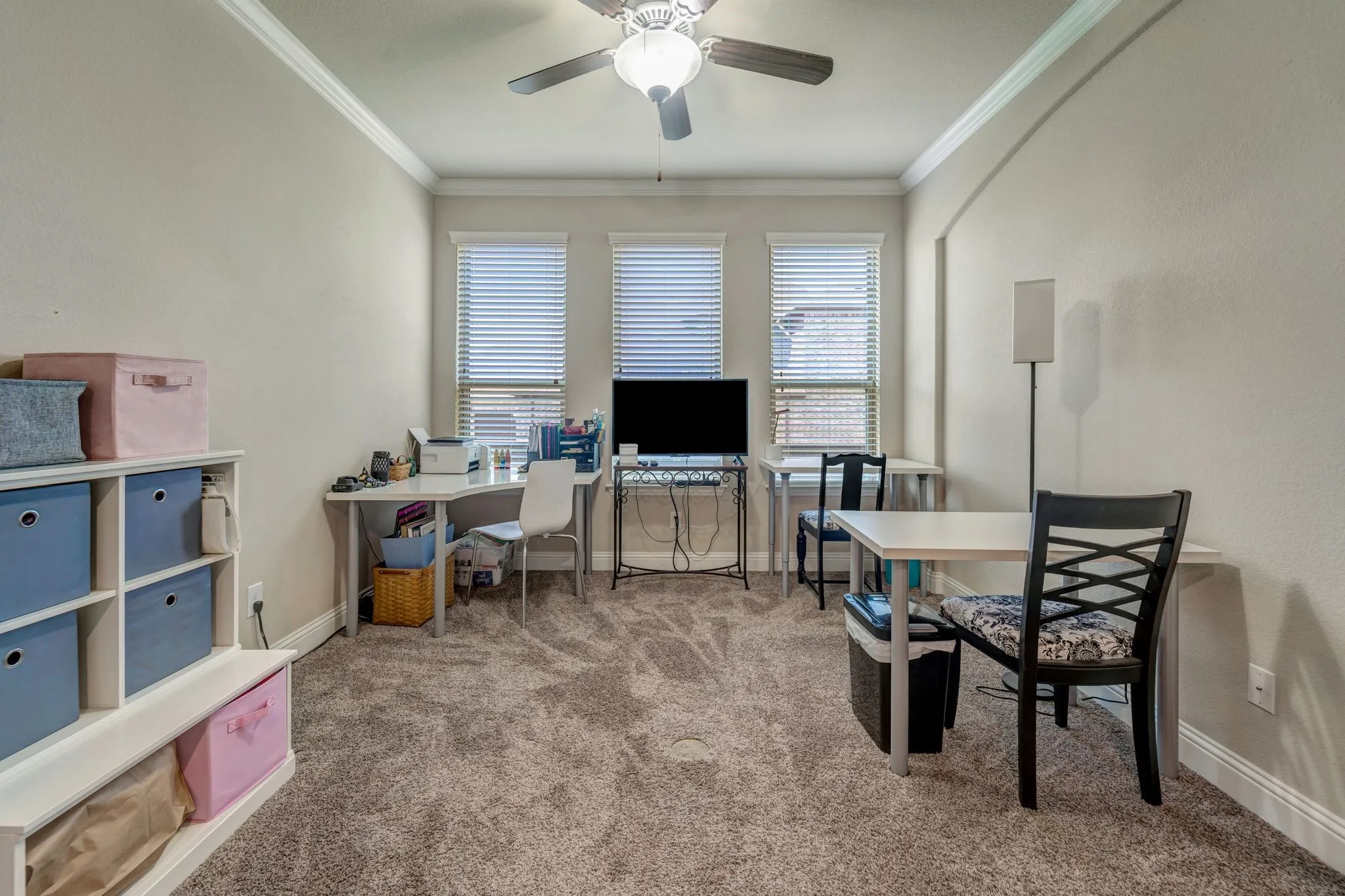 Private office or flex room with french doors!