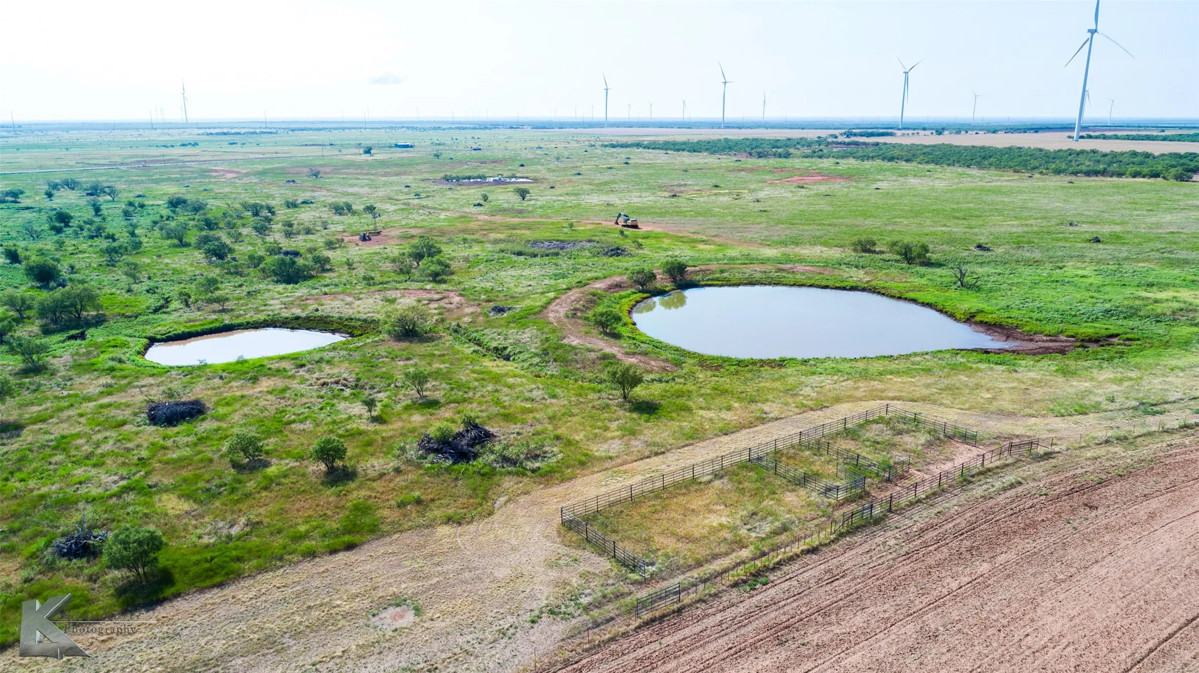 Bird's eye view of a large body of water