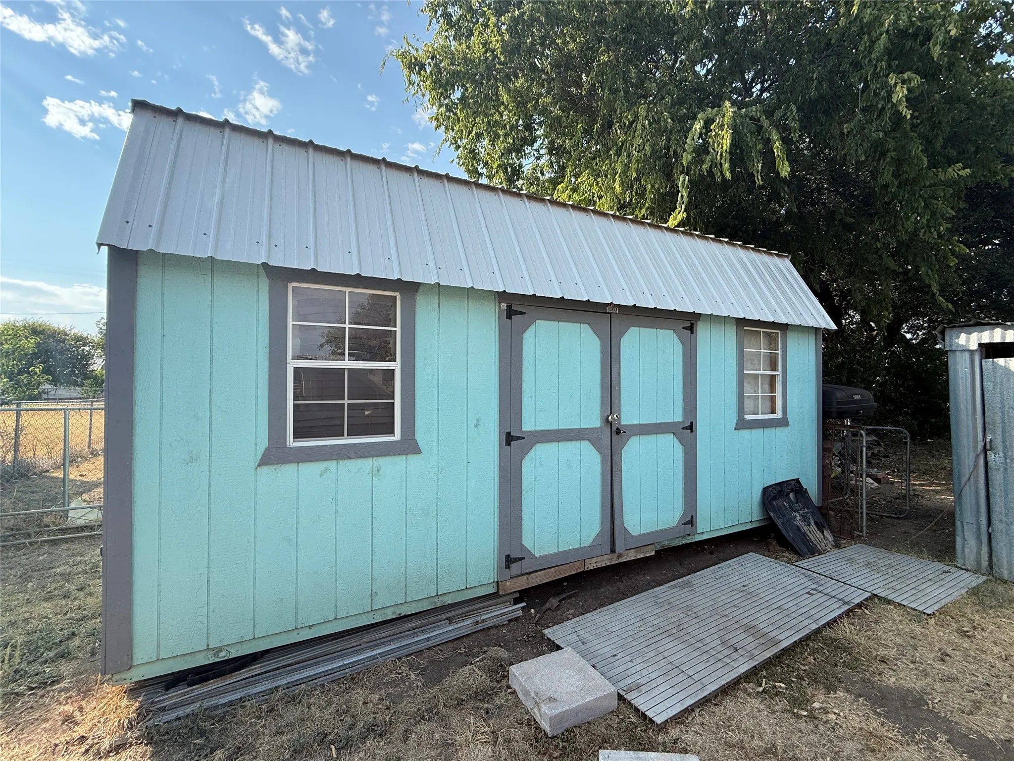 View of shed