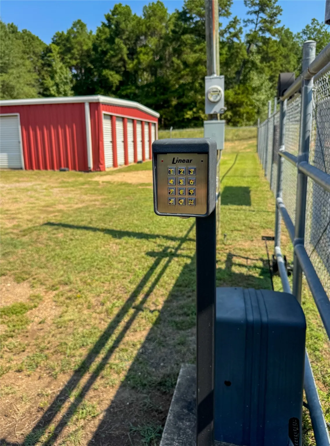 Exterior view of electric meter