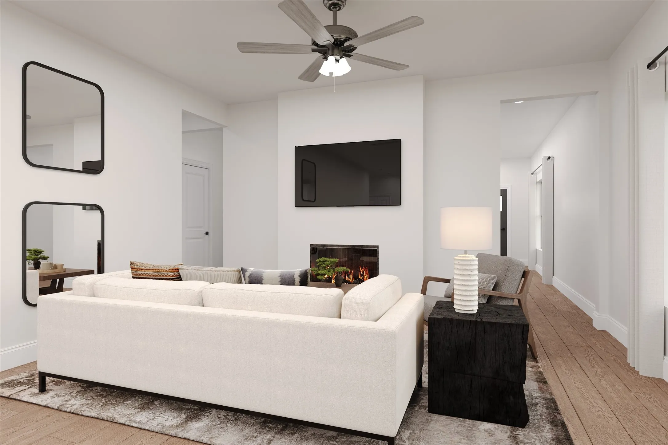 Beazer Homes Saratoga Cactus Floorplan. This is not a photo of the actual home, but is a photo of the Cactus floorplan.