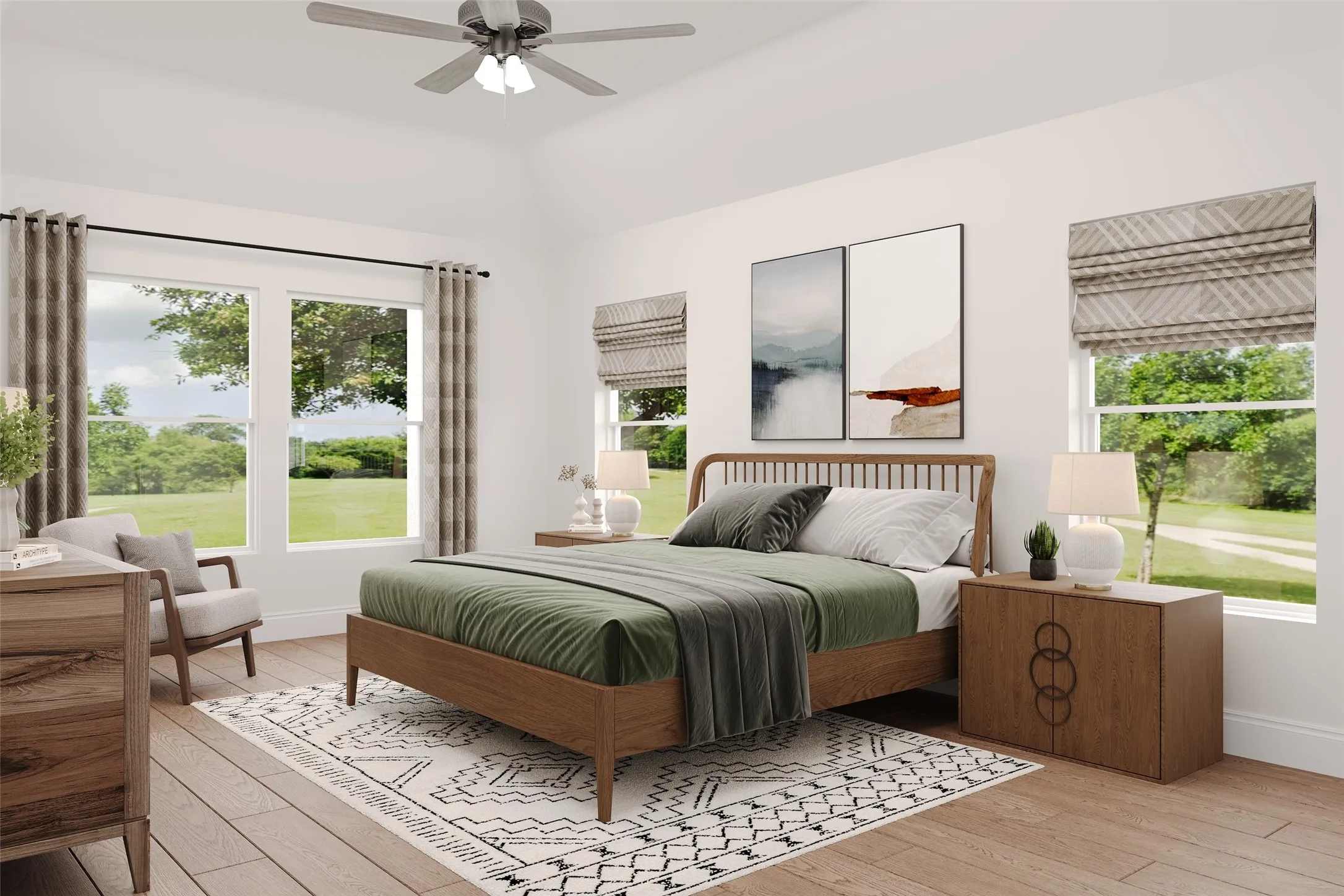 Beazer Homes Saratoga Cactus Floorplan. This is not a photo of the actual home, but is a photo of the Cactus floorplan.