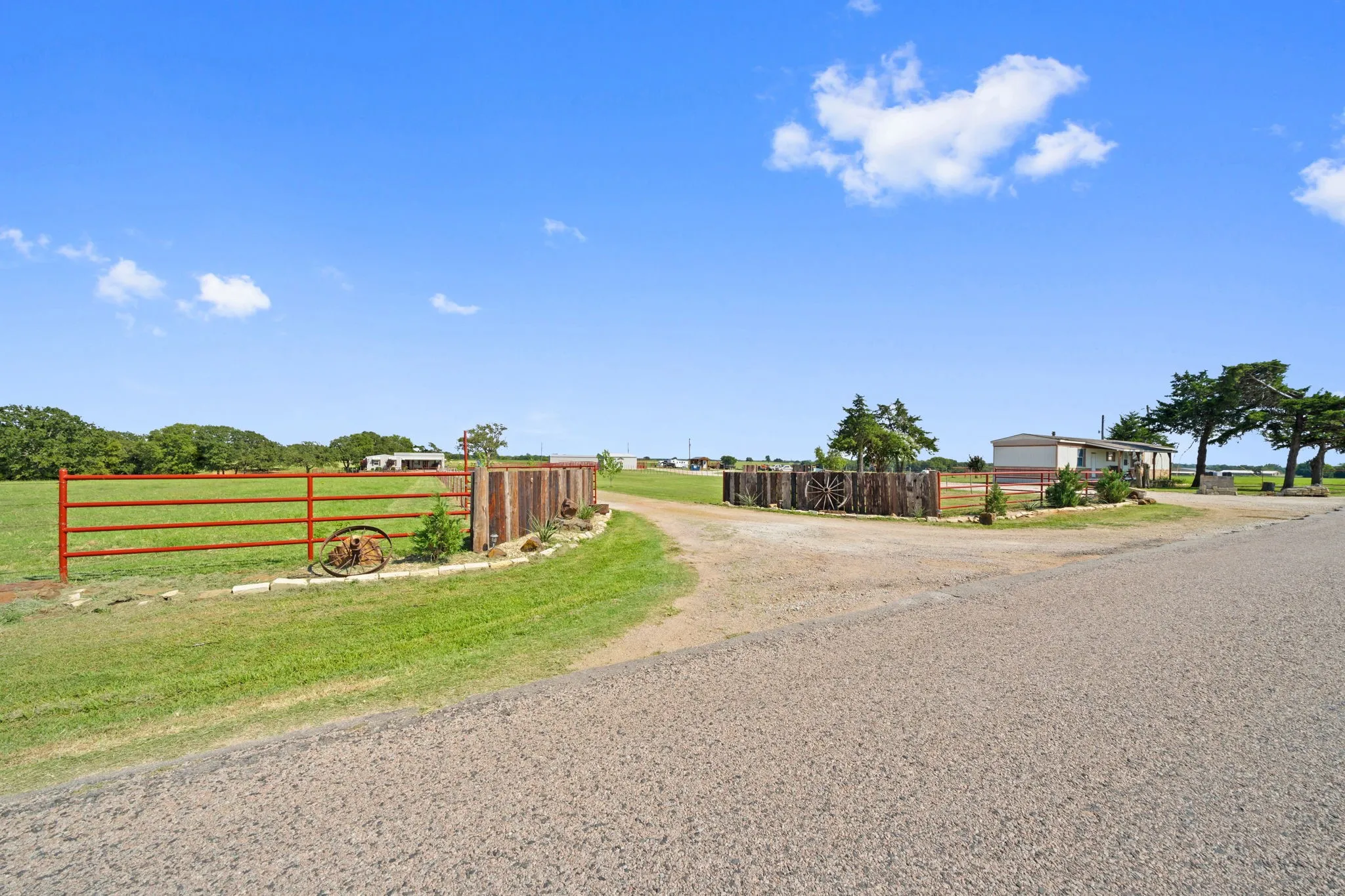 View of street with a view of rural / pastoral area