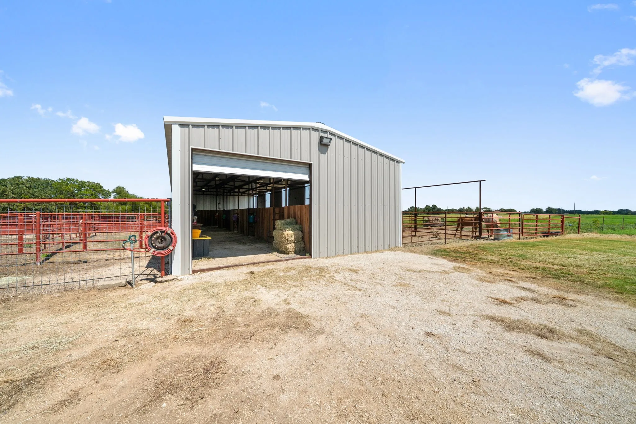 View of outdoor structure with an exterior structure and a view of countryside