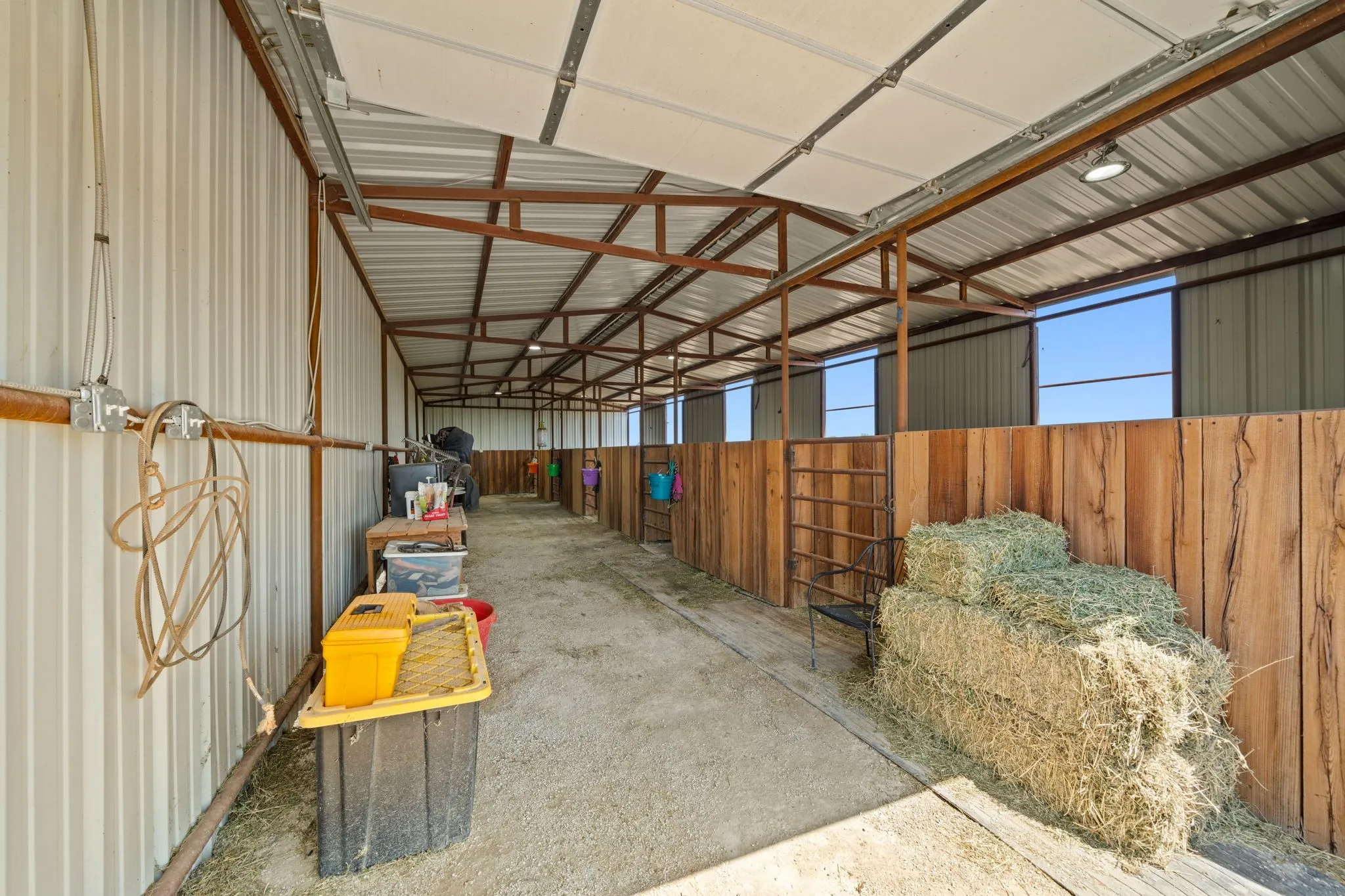 View of stable
