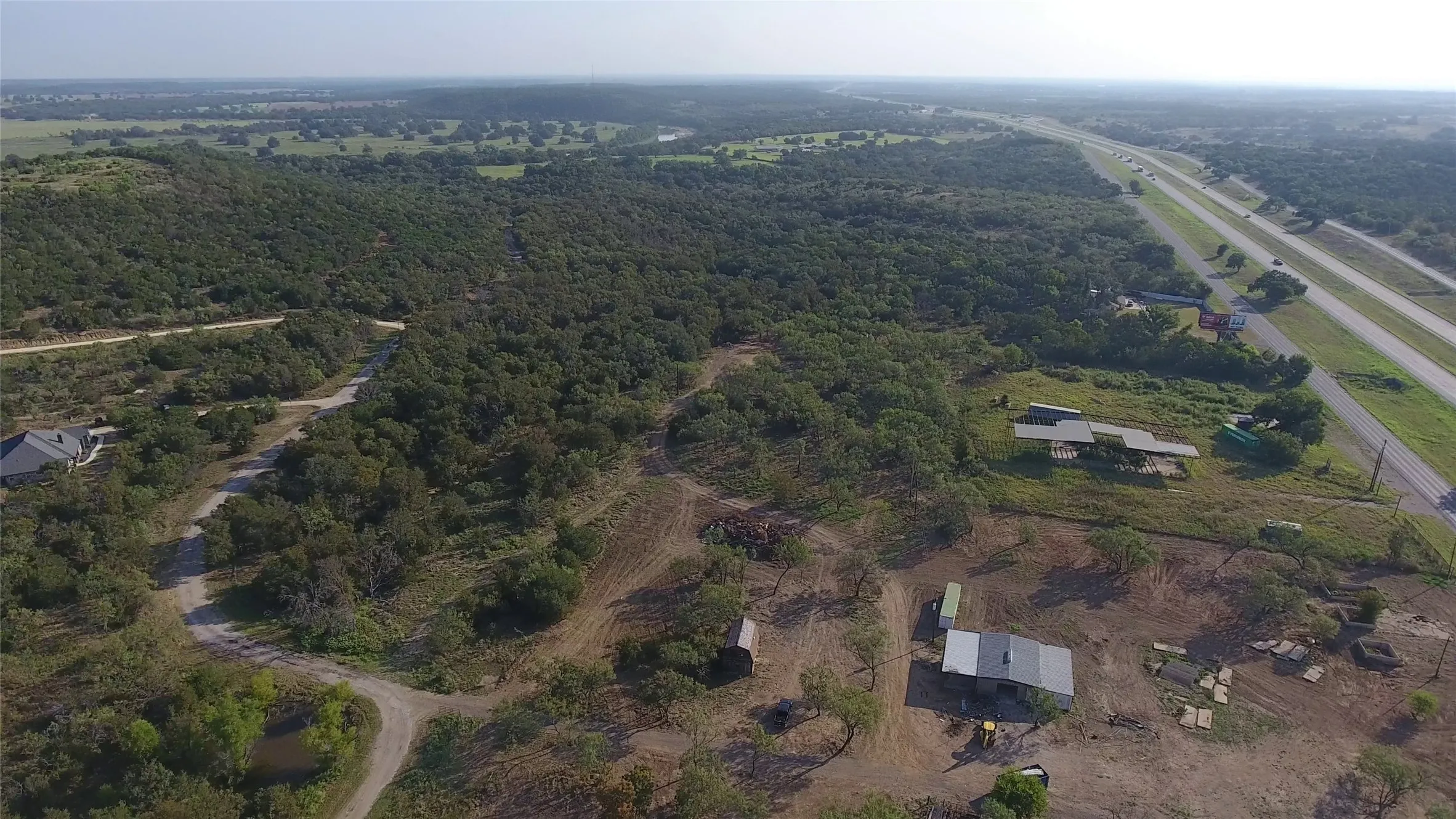 Aerial view of property and surrounding area