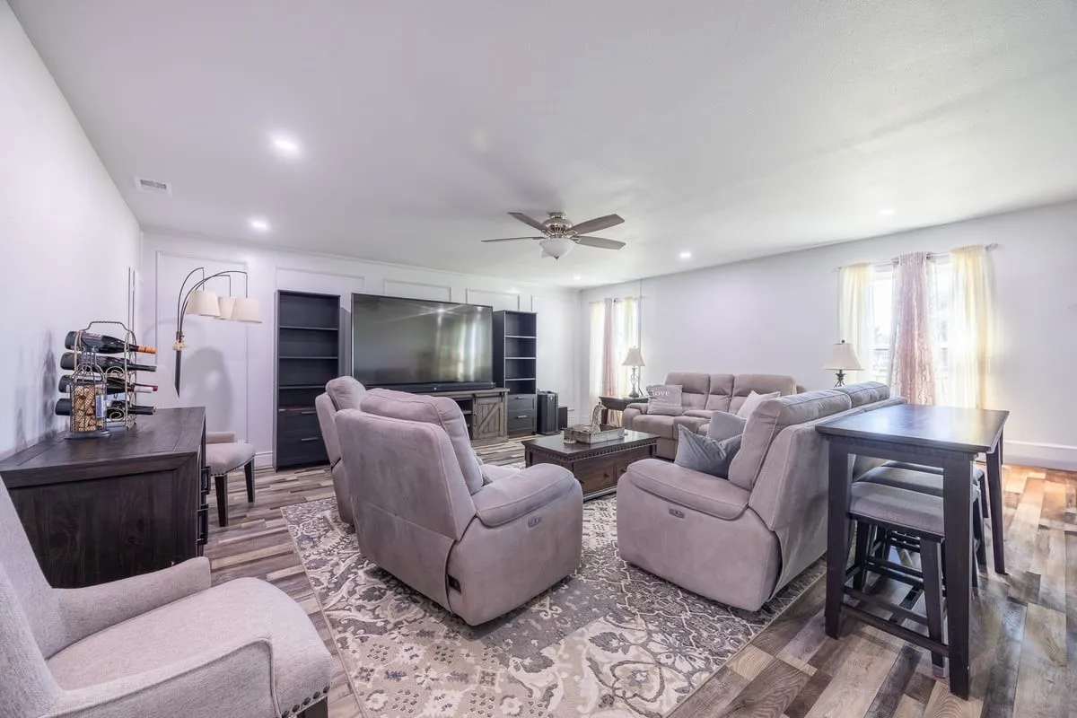 Main House: Den or media room.