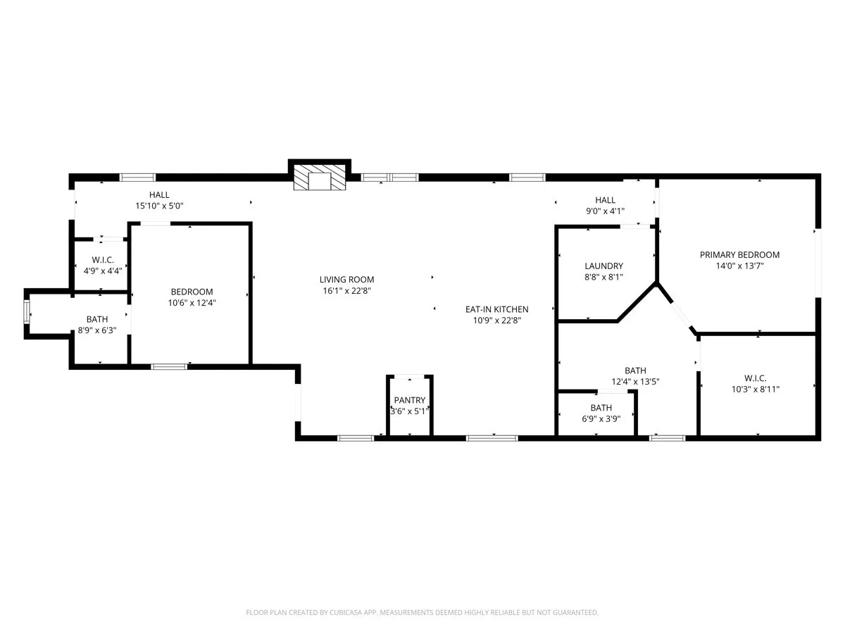 Guest House floor plan.
