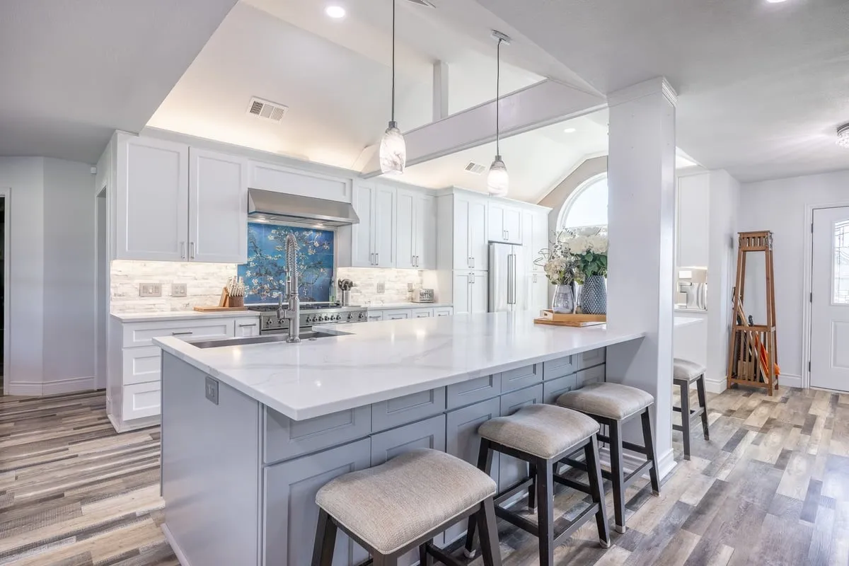 Main House: Updated kitchen is a chef's delight! Main home.