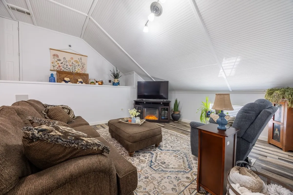 Over the garage living space.