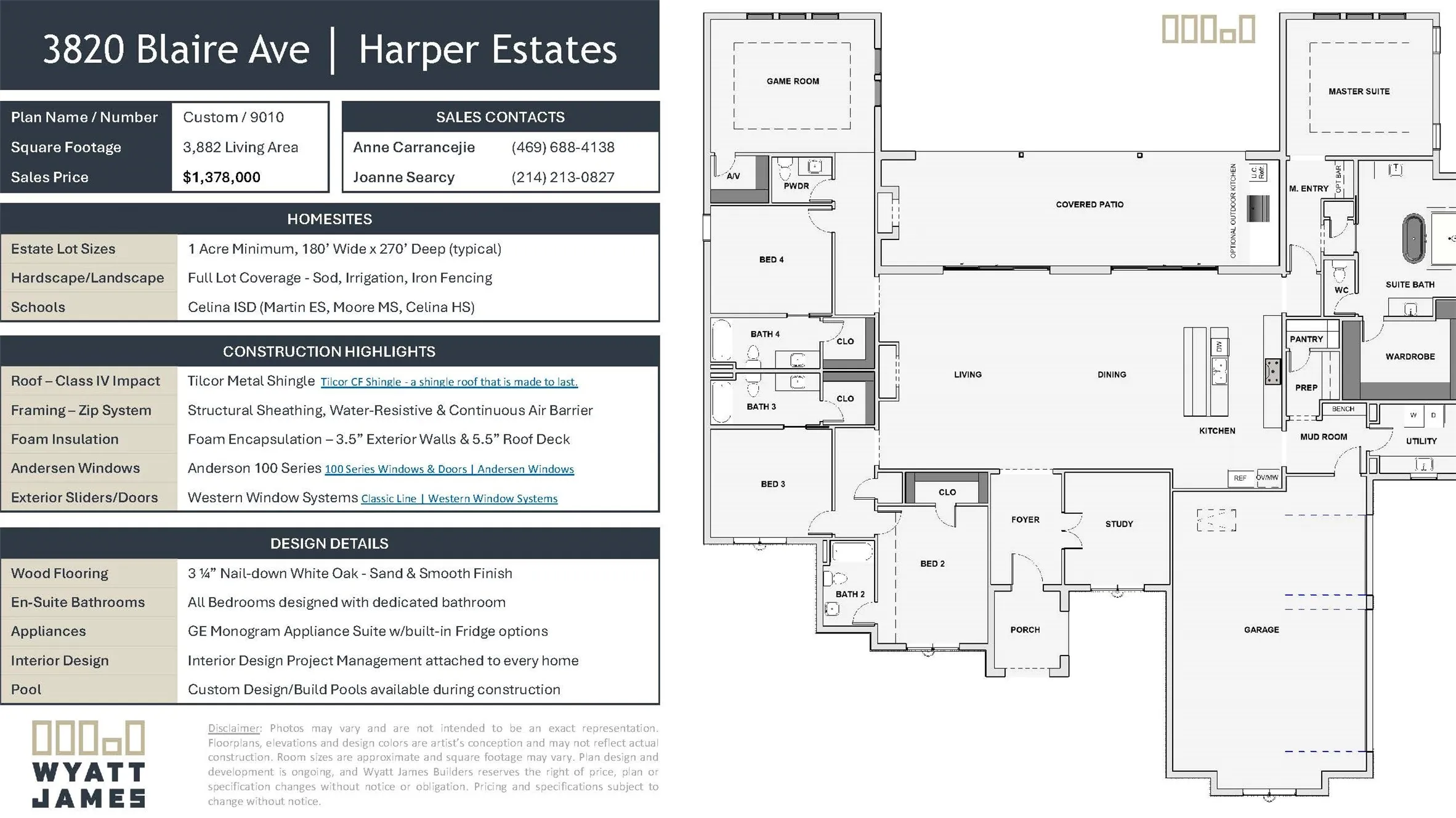 Single Family Residence For Sale in Collin County , 3820 Blaire Avenue, Celina, Texas 75009, 4 Bedroom, 5 Bathroom, 3 Garage spaces, 3,882 Sqft, built in 2025, New Construction - Incomplete, mls#21063687, Real Estate Agent in Celina, Homes For Sale in Collin county, Homes For Sale in Celina, Realtor in Celina Texas, Real Estate Brokerage Independent Realty Texas, Luminita Cordes Realtor