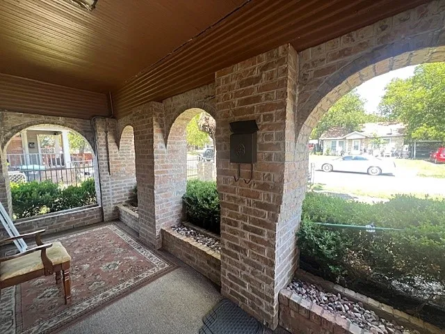 View of porch